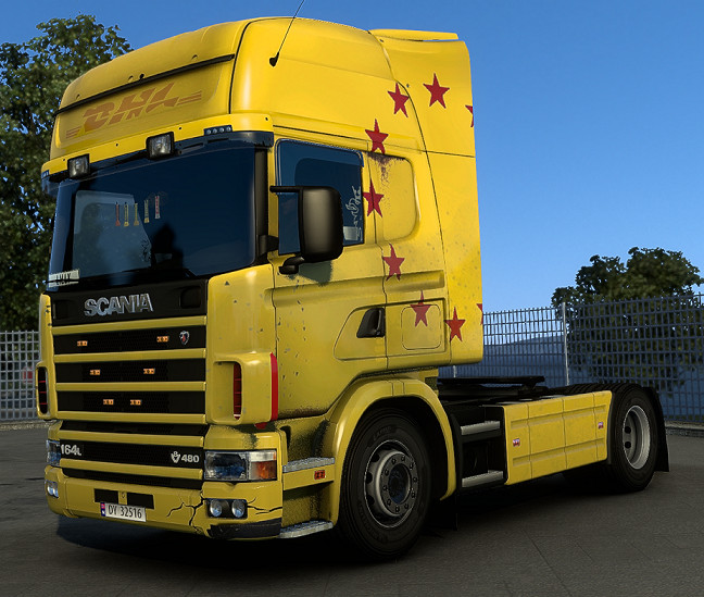 Scania R4 Ex DHL used Skin